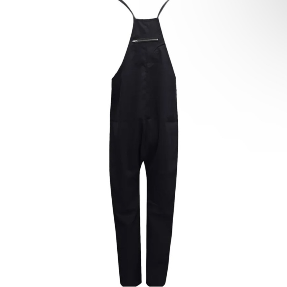 NWOT Women’s black onesie jumpsuit size large - Picture 2 of 4
